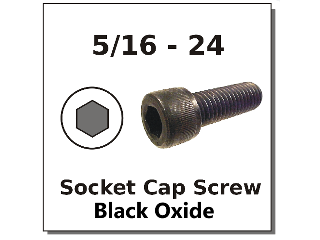 5/16-24 Fine Socket Cap Screws (Lengths)