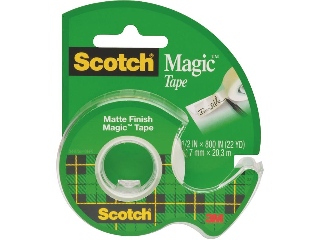 Scotch Magic Tape, 1/2 In x 800 In