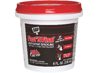 Fast N' Final Light Weight Spackling 8 Oz