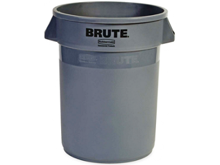 Commercial Trash Can 44 Gallon With Out Lid Gray