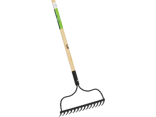 Steel Bow Garden Rake, 14-Tine