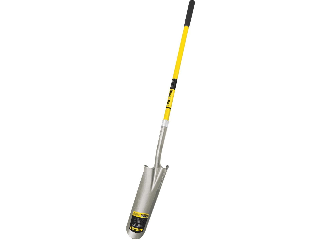 Truper Fiberglass Handle Drain Spade Shovel, 48 In