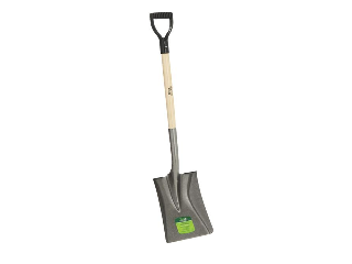 Best Garden Wood D-Handle Square Point Coal Shovel,  28 In.