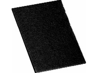 Abrasive Pad 6 In x 9 In Stainless (Black)