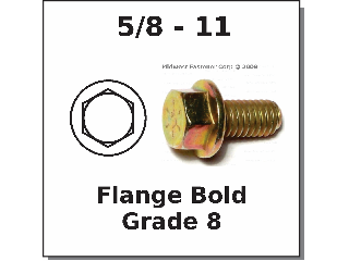 5/8-11 Flange Bolts Grade 8