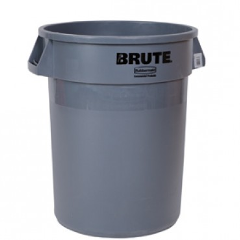 Commercial Trash Can 10 Gallon With Out Lid Gray