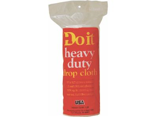 Plastic Drop Cloth Heavy Duty 1.9 Mil 9 Ft x 12 Ft