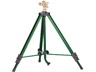 Brass Impact Sprinkler on Tripod Base