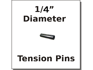 1/4 In Diameter Tension Pins