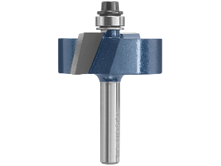 Carbide-Tipped Rabbeting Router Bit, 1/2 In x 1/2 In