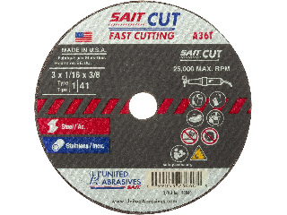 High Speed A36T Cutoff Wheel (Sizes)