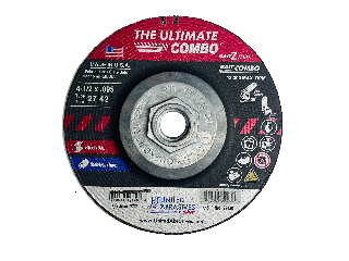 The Ultimate Combo Z-Tech Cut-Off Wheel, 4-1/2 In x .095, 5/8 In-11 Threaded Arbor