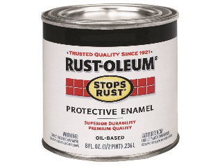 RUST-OLEUM Protective Enamel, Black Satin