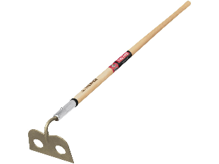 Truper Pro Wood Handle Forged Mortar Hoe, 60 In.