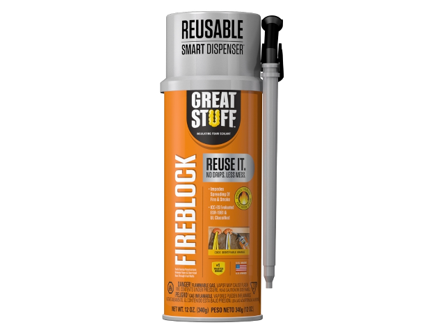 Fireblock Orange Insulating Foam Sealant, 12 Oz