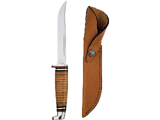 Case Utility Knife with Stainless Steel Blade and Leather Sheath