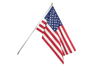 American Flag Kit 3 x 5 with 6 Foot Pole