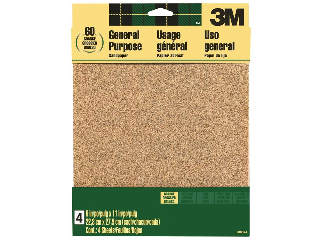 Aluminum Oxide Sand Paper 9 In x 11 In, 5 Pack (Grits)