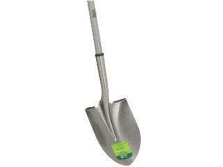 Round Point Shovel, 46 In Fiberglass Long Handle