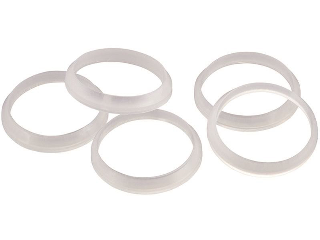 1-1/4 In & 1-1/2 In, Polyethylene Washers