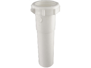 PVC Extension Tube Slip Joint, 1 1/2 In x 6 In