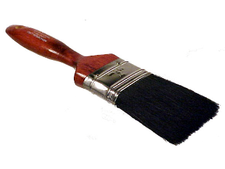 Black Chinese Bristle Brush (Sizes)