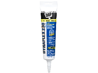 Dynaflex 230 Window, Door and Trim Sealant Caulk, 5.5 Oz White