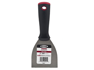 Stiff Paint Scraper Plastic Handle 3 In