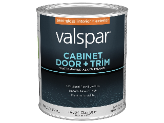 Valspar Cabinet, Door & Trim Waterborne Alkyd Interior/Exterior Enamel Clear Base (Sizes)