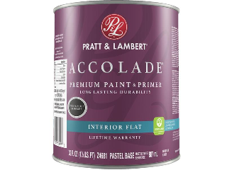 Accolade Interior Flat Wall Paint Pastel Base, Ga