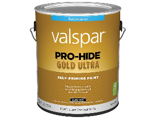 Valspar Pro-Hide Gold Ultra Latex Flat White Interior Wall Paint (Sizes)