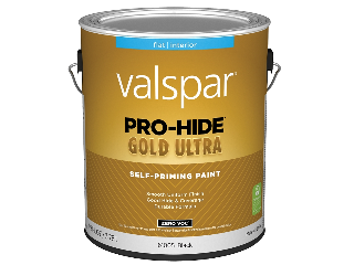 Valspar Pro-Hide Gold Ultra Latex Flat Black Interior Wall Paint (Sizes)