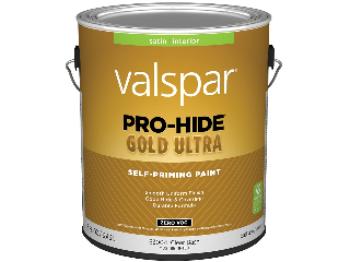 Valspar Pro-Hide Gold Ultra Latex Satin Clear Base Interior Wall Paint (Sizes)