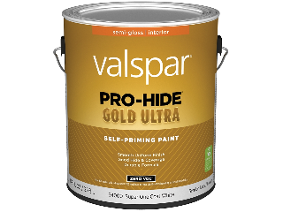 Valspar Pro-Hide Gold Ultra Latex Semi-Gloss White Interior Wall Paint (Sizes)