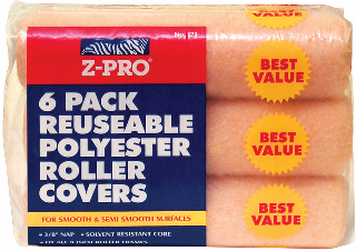 Poly Roller Covers 9", 6 Pack