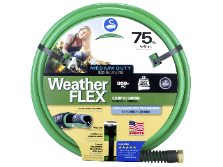 Weather Flex Medium Duty Garden Hose, 5/8 In X 75 Ft