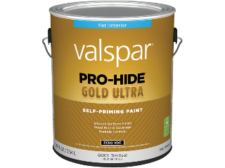 Valspar Pro-Hide Gold Ultra Latex Flat Tint Base Interior Wall Paint (Sizes)