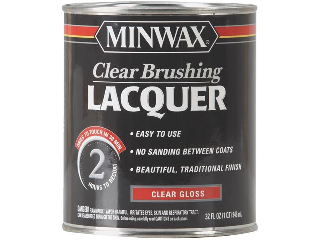 MINWAX Gloss Clear Brushing Lacquer, Qt