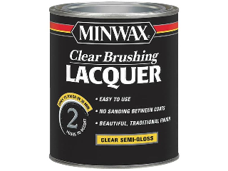 MINWAX Simi-Gloss Clear Brushing Lacquer, Qt