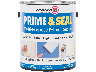 Zinsser Interior Prime & Seal Water-Based Primer, White, Ga