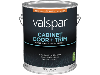 Valspar Cabinet, Door & Trim Waterborne Alkyd Interior/Exterior Enamel Tint Base (Sizes)