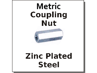 Metric Coupling Nuts