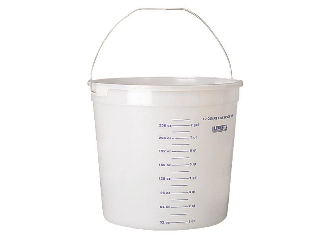 Clear Measure Polysteel Rim Pail, 10 Quart