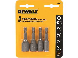 SAE Magnetic Nut Driver, 4 Pc