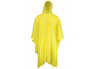 Yellow Emergency Rain Poncho