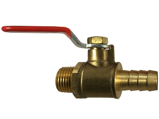 Ball Valve 1/4 In Barb X 1/4 In Mpt