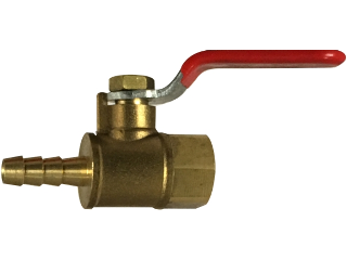 Ball Valve 1/4 In Barb X 1/4 In Fpt