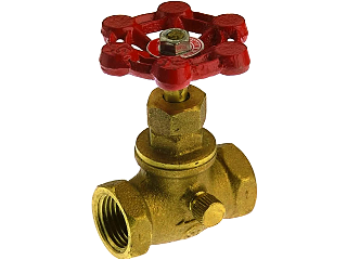 Threaded Ends Stop & Waste Valve With Drain (Sizes)