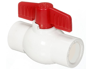 Solvent Ends PVC Ball Valve (Sizes)