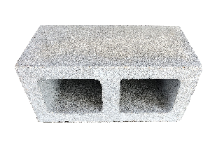 8-in W x 8-in H x 16-in L Cored Concrete Block in the Concrete Blocks  department at